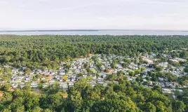 La magnifique vue aérienne du camping Siblu Villages La Pignade 1