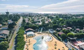 La magnifique vue aérienne du camping Siblu Villages La Plage 1