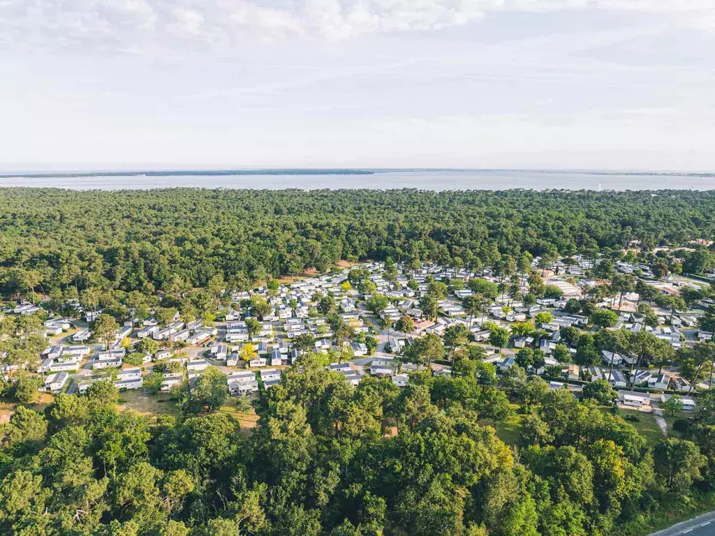 La magnifique vue aérienne du camping Siblu Villages La Pignade 1