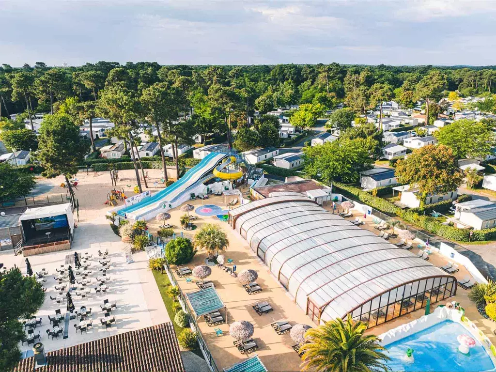 La magnifique vue aérienne du camping Siblu Villages La Pignade 2