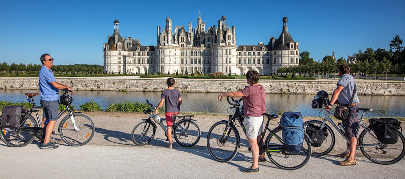 Profitez du Château de Chambord en vélo