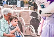 Club enfant à bonne anse plage avec la mascotte Lilly