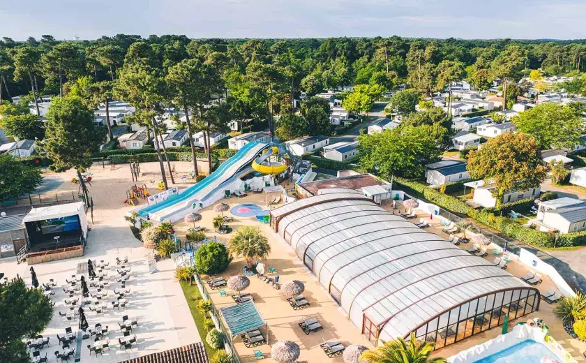 La magnifique vue aérienne du camping Siblu Villages La Pignade 2