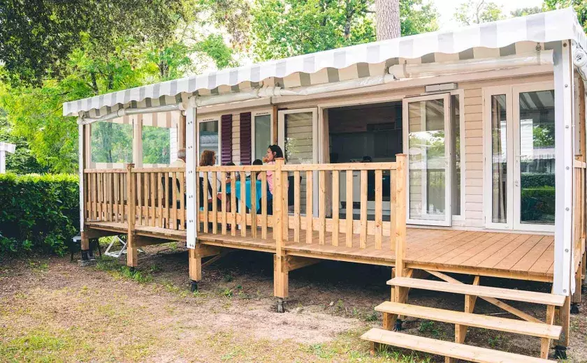 Les magnifiques mobilhomes du camping Siblu Villages La Pignade 2